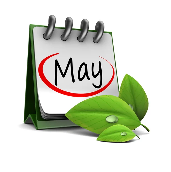 Calendario de mayo — Foto de Stock