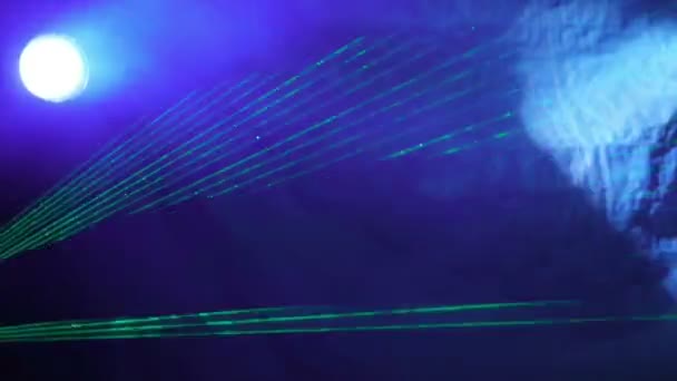 Laser-show — Stockvideo