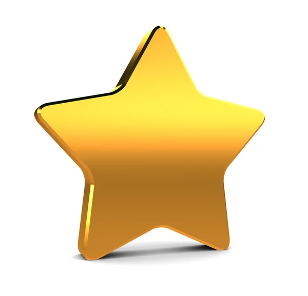 Golden star — Stock Photo, Image