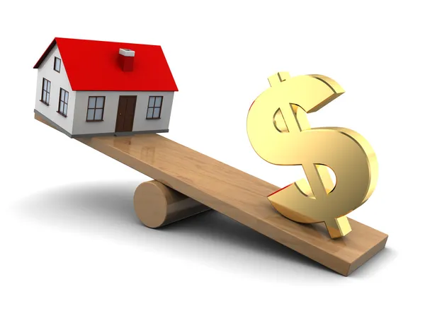 House price concept — Stock Photo, Image