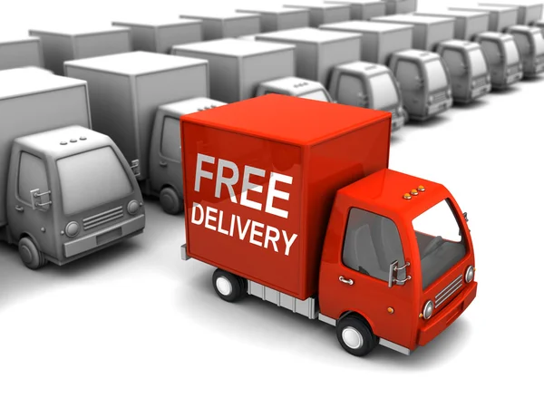 Choice free delivery — Stock Photo, Image