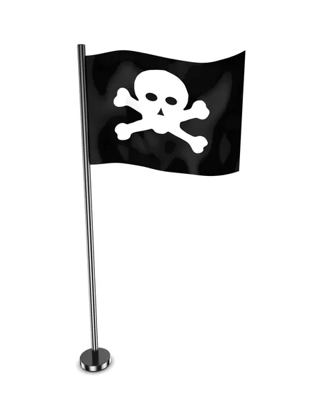 Piratenvlag — Stockfoto