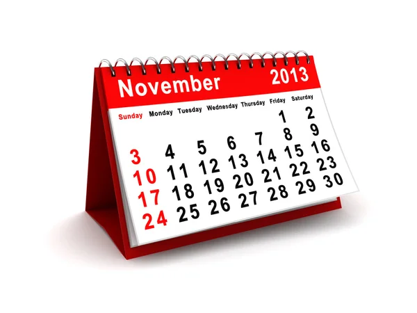 November 2013 — Stock Photo, Image