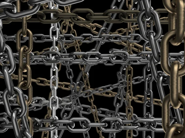 Chains background — Stock Photo, Image