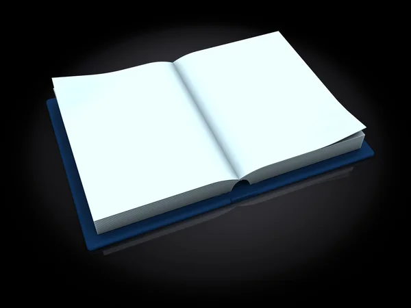 Livro 3D — Fotografia de Stock