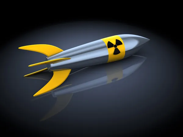 Misil nuclear — Foto de Stock