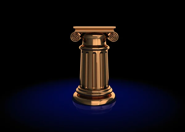 Golden column — Stock Photo, Image