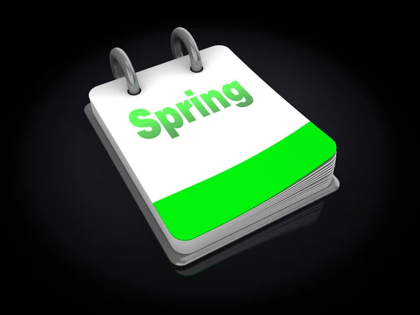 Spring calendar — Stock Photo, Image