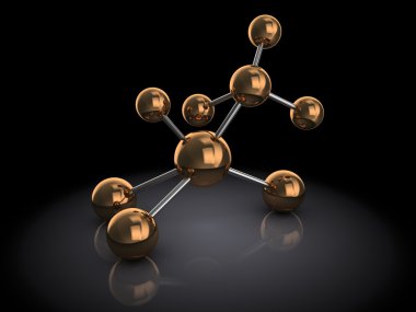 3D atom modeli