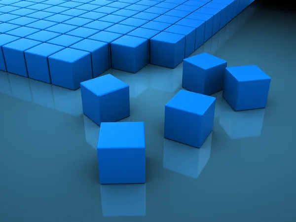 Cubes background — Stock Photo, Image