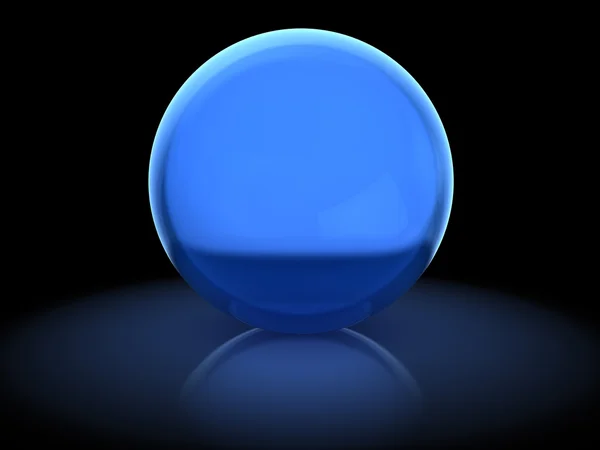 Glass sphere — Stock Photo, Image