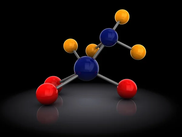 分子的结构 — 图库照片