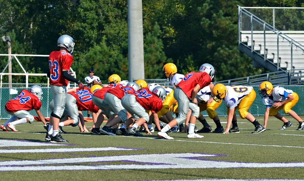 Teams Ready to Play Football — Stock Photo, Image