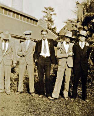 erkeklerin Vintage Fotoğraf