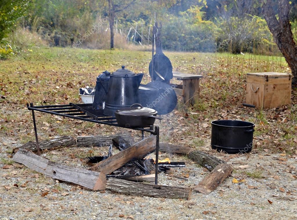 Rustic Outdoor Cooking — Stock Photo © noonie #14805479
