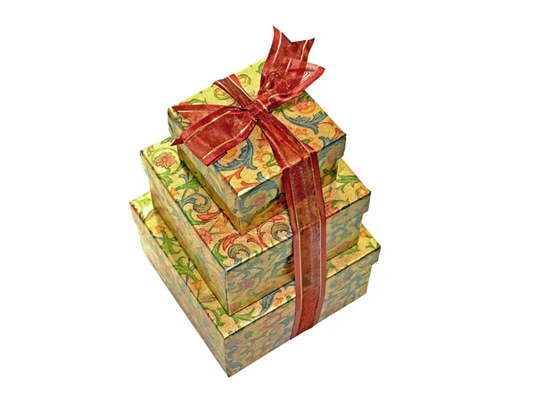 A Stack of Gift Boxes — Stock Photo, Image