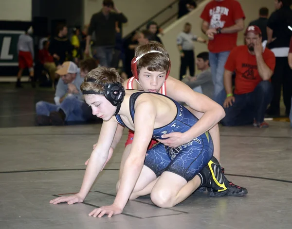 Young Boys Wrestling — Stock Photo, Image