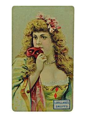 Vintage sigara kartı