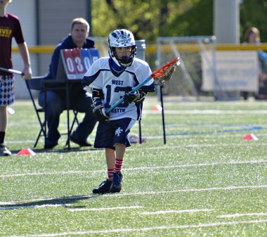 genç erkek lacrosse