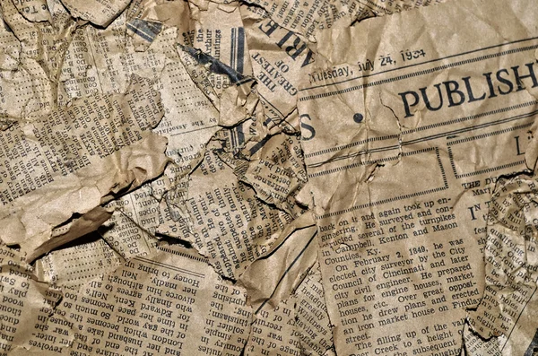 Old Newspaper Background — Stock Photo, Image