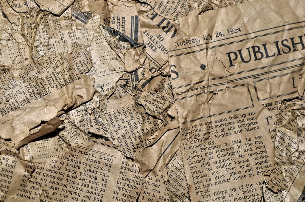 Newspaper Paper Grunge Vintage Old Aged Texture Background Stock  Illustration - Download Image Now - iStock