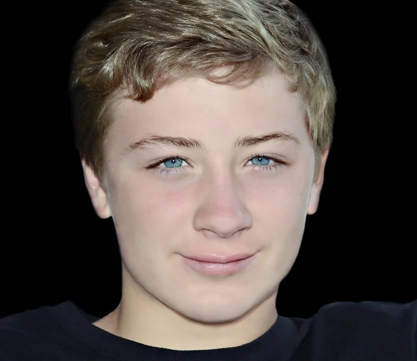 Ung tonåring pojke — Stockfoto