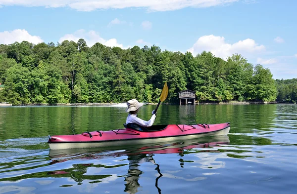 Jour paresseux Kayaker — Photo