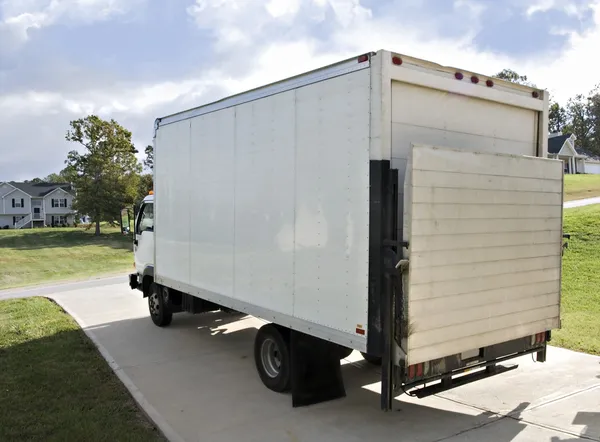 Camion de livraison ou de déménagement Van — Photo