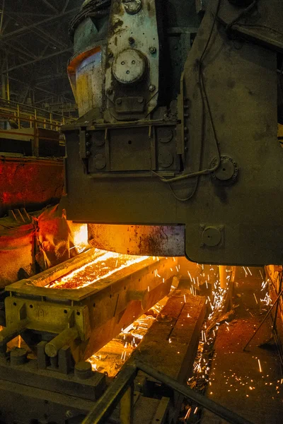Produktion av metall — Stockfoto