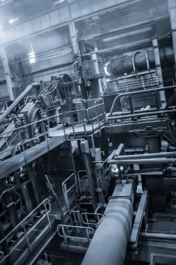 Fabrika görünümü. metal üretim