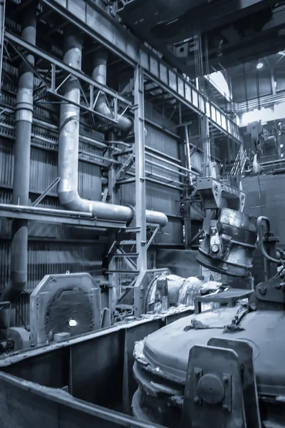 At the factory. production of metal — Stock Photo, Image