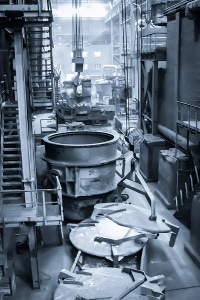Fabrika görünümü. metal üretim — Stok fotoğraf