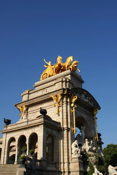 Fountain in Parc De la Ciutadella in Barcelona, Spain — Stock Photo, Image