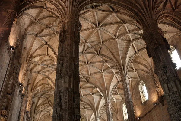 Mosteiro dos jeronimos (Klasztor Hieronimitów), Lizbonie — Zdjęcie stockowe