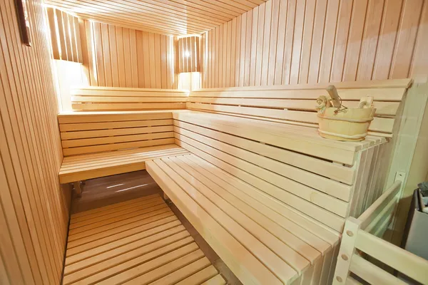 Sauna interior Stock Image