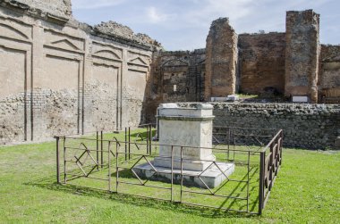 İtalya'da Pompei ruins
