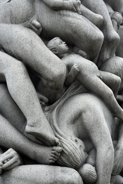 Vigeland Park em Oslo, Noruega — Fotografia de Stock