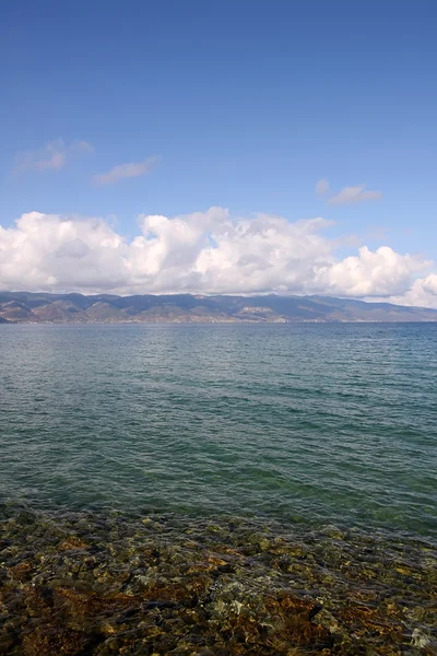 Meer van Ohrid, Macedonië — Stockfoto