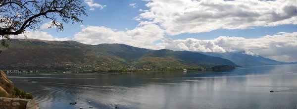 Jezero Ohrid, Makedonie — Stock fotografie