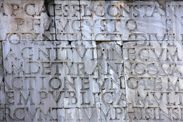 Texto romano antigo — Fotografia de Stock