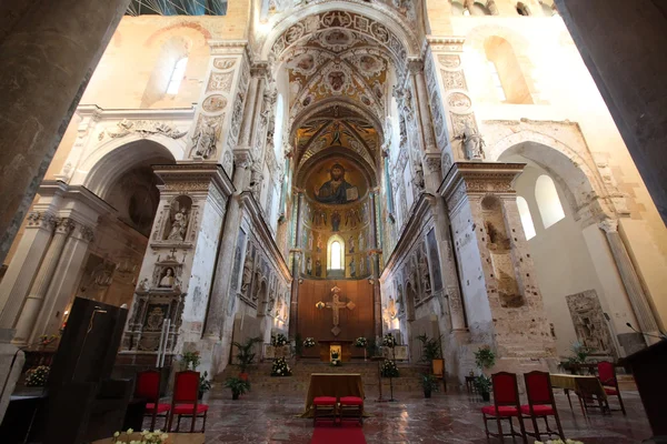 Catedral-Basílica de Cefalu, Sicília — Fotografia de Stock