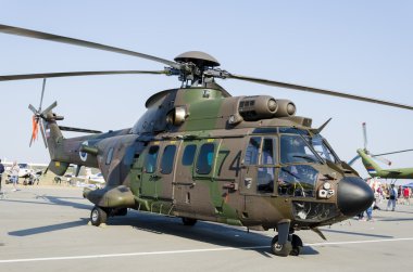Eurocopter a5332 Puma askeri helikopter