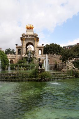 Çeşme parc de la ciutadella Barcelona, İspanya