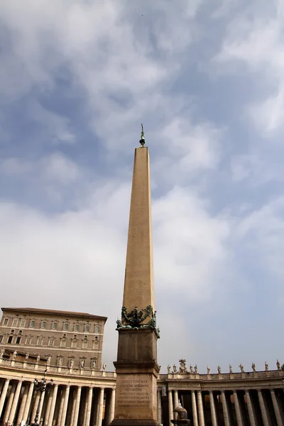 Piazza San Pietro a Roma, Città del Vaticano — Foto Stock