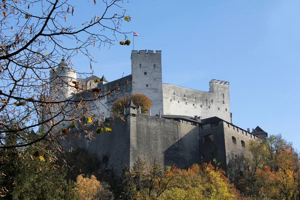 Fortaleza de Hohensalzburg en Salzburgo, Austria —  Fotos de Stock