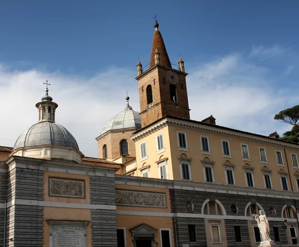 Piazza del Popolo em Roma — Fotografia de Stock