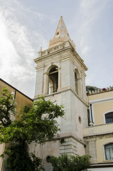 Taormina, Sicilya 'daki kilise. — Stok fotoğraf