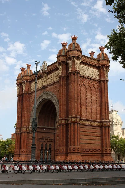 Arco do Triunfo em Barcelona — Fotografia de Stock