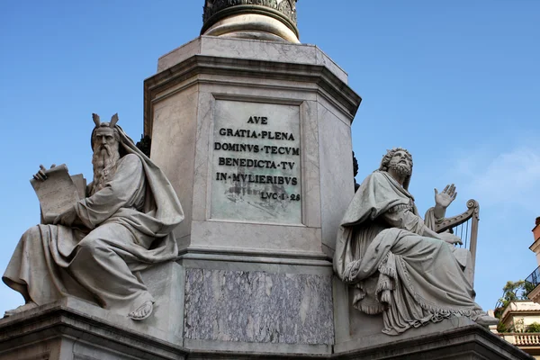 Monumento all 'Immacolata a Roma — Foto Stock