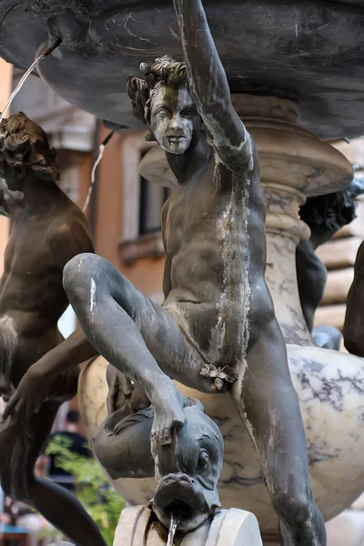 Fontana delle tartarughe v Římě — Stock fotografie